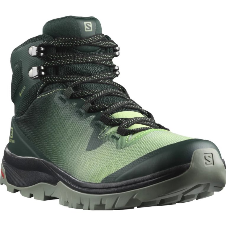 Botas Caminhada Salomon Vaya Mid GTX Feminino Verdes | PT W56291